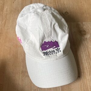 Adidas White Running Hat New